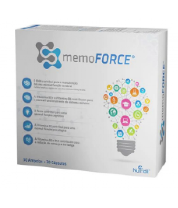 Memoforce – 30 Ampolas+30 Cápsulas– Nutridil